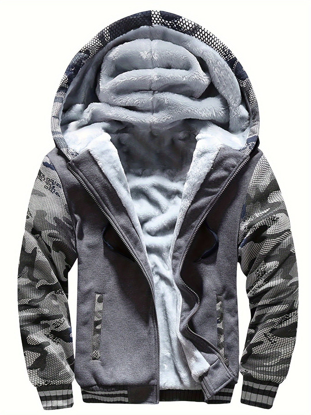 Dax - Heavyweight Camouflage Zip Hoodie