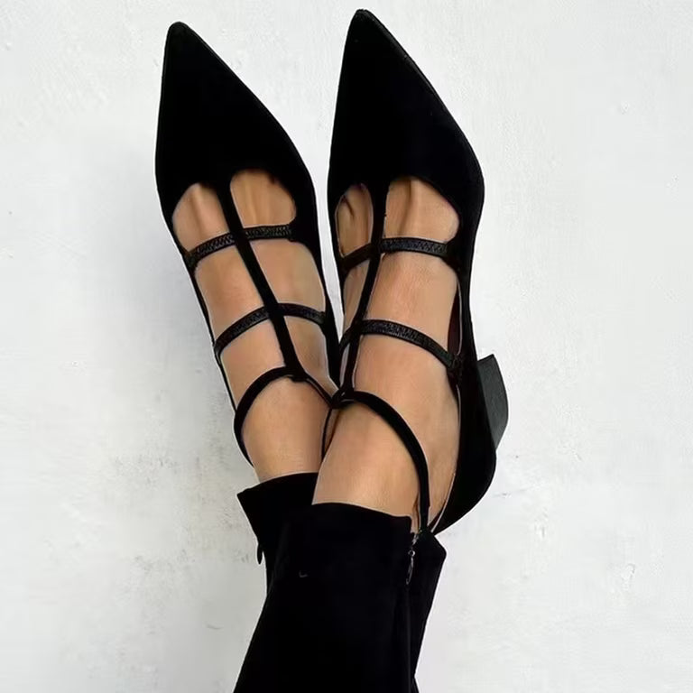 Georgina - Refined Leopard-Print Strappy Heels