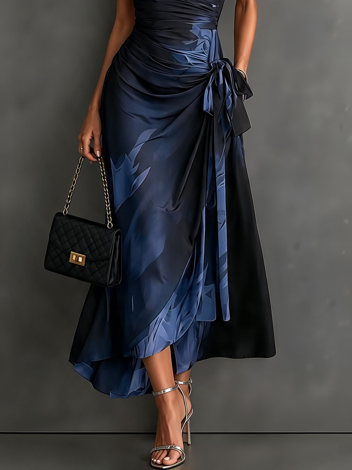 Kaia - Soft-Touch Wrap Shirt Dress