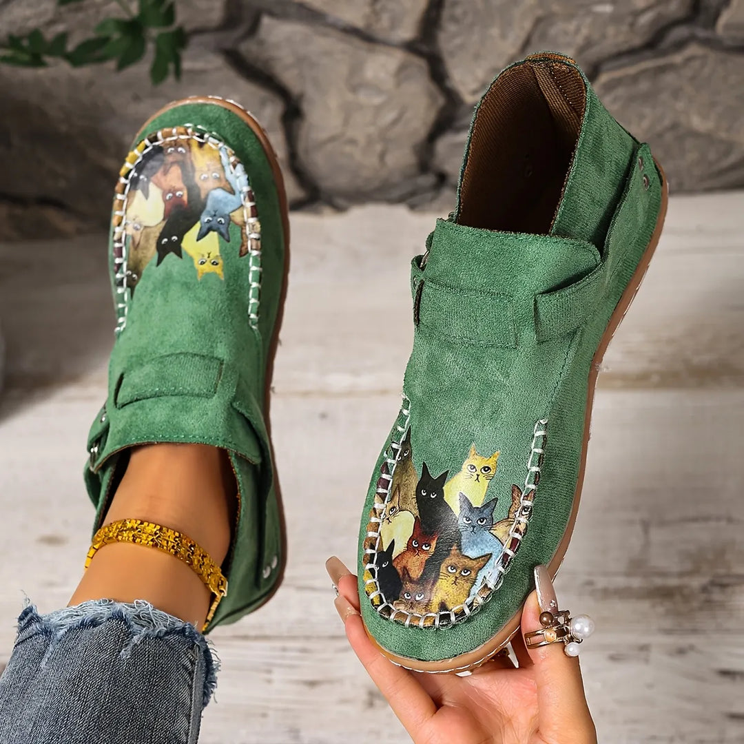 Cara - Buckle Detail Comfort Loafers