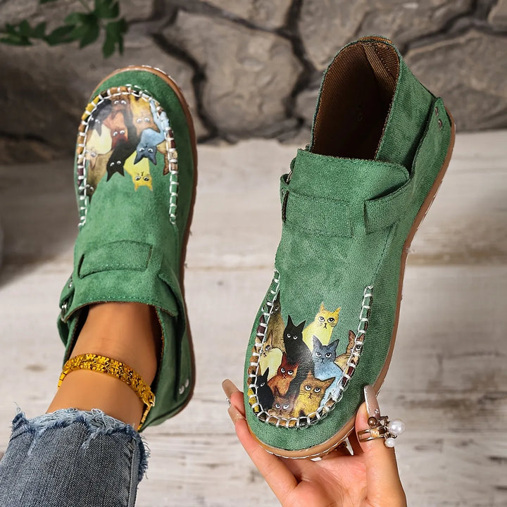Cara - Buckle Detail Comfort Loafers