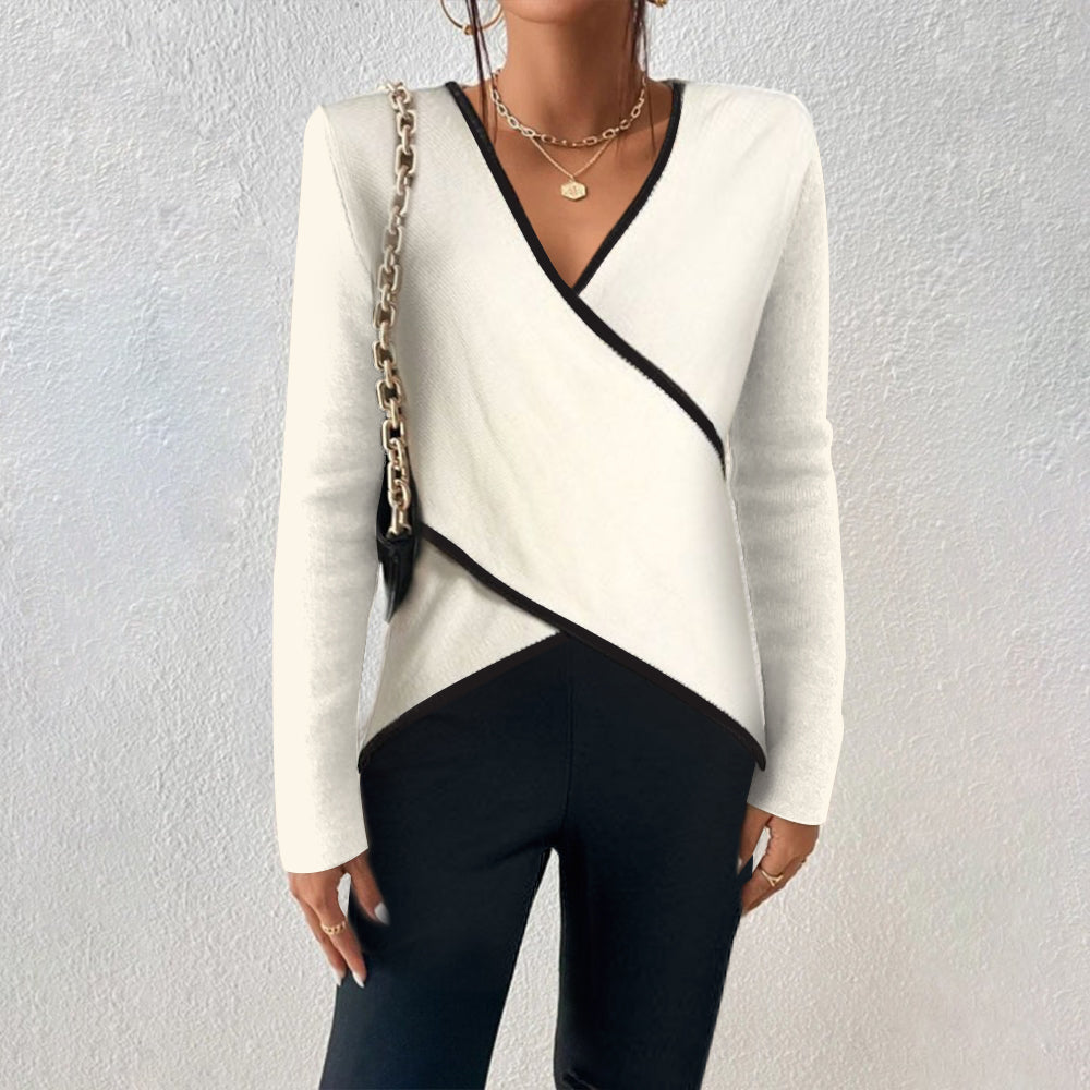 Arceline - Soft-Touch V-Neck Sweater
