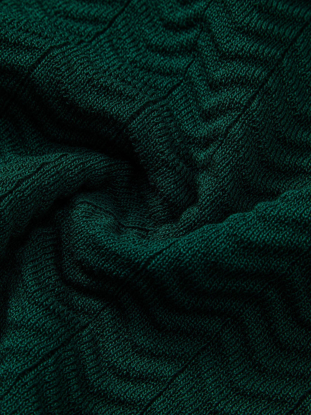 Arleno - Textured V-Neck Knit Polo
