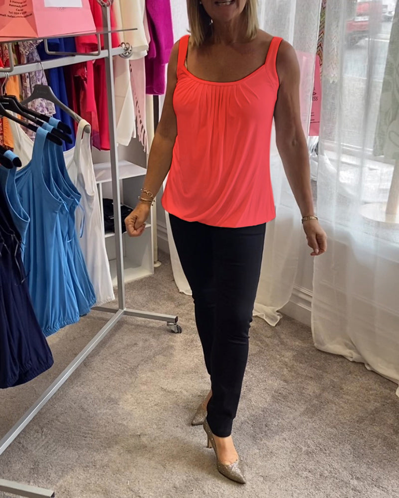 Corina - Soft-Touch U-Neck Tank Top