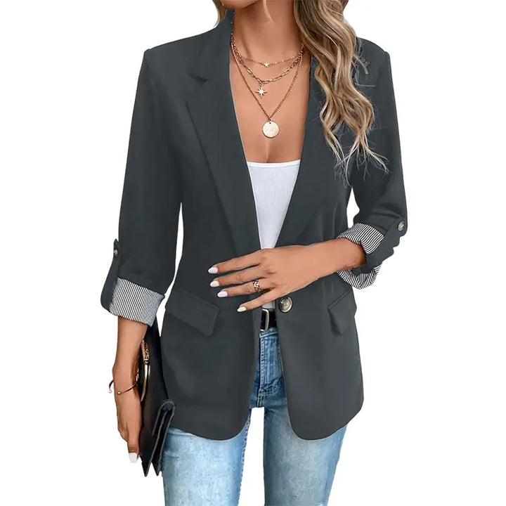 Neravelle - Tailored Roll Sleeve Blazer