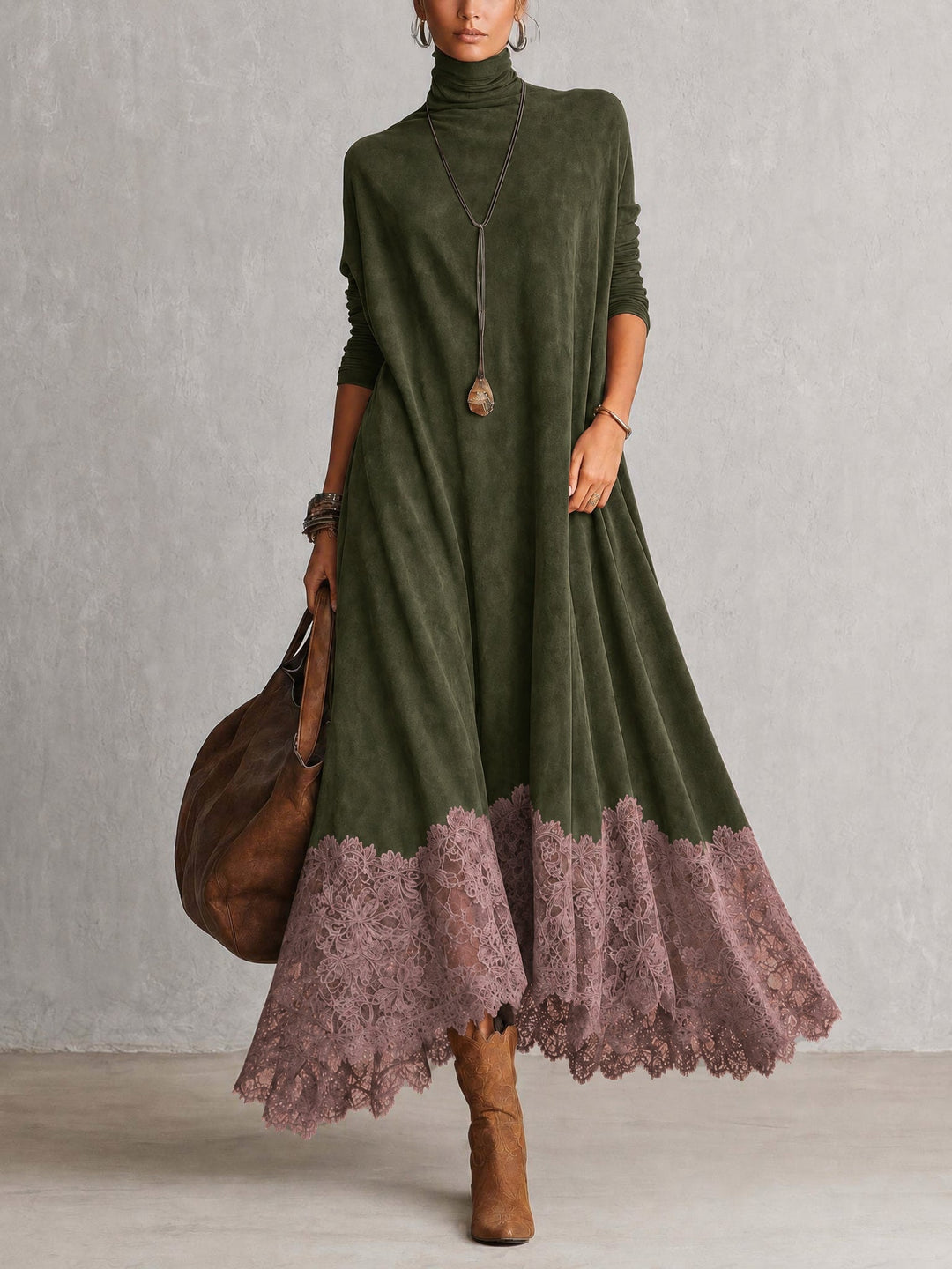 Lavina - Soft-Touch A-Line Maxi Dress