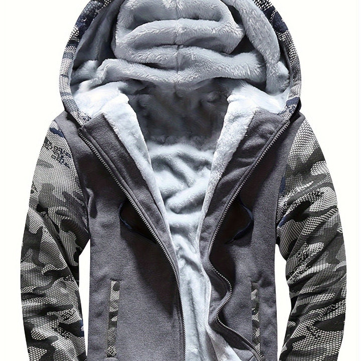 Dax - Heavyweight Camouflage Zip Hoodie
