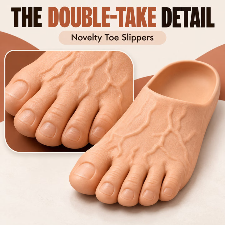 Alois - Novelty Barefoot Toe Slippers