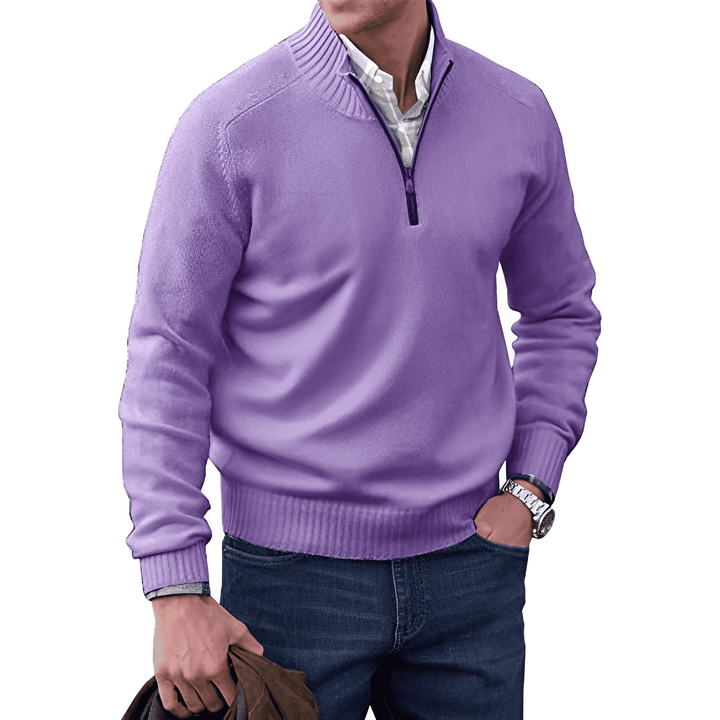 Saven - Soft-Touch Half-Zip Sweater