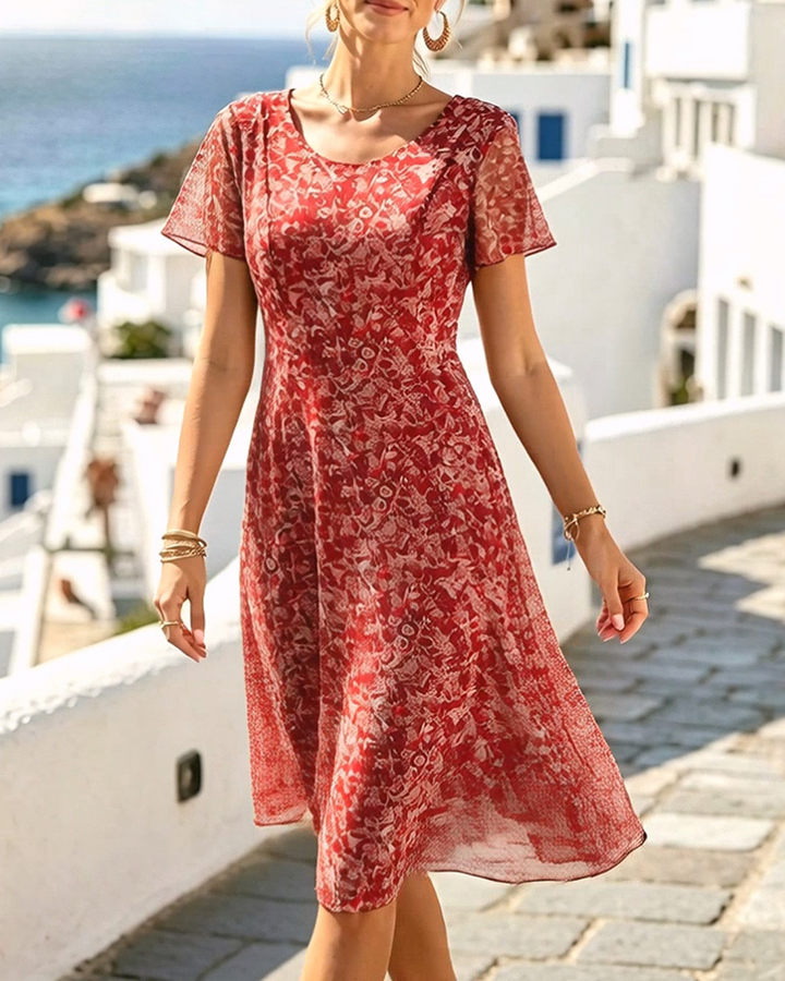 Kynara - Printed Knee Length Dress