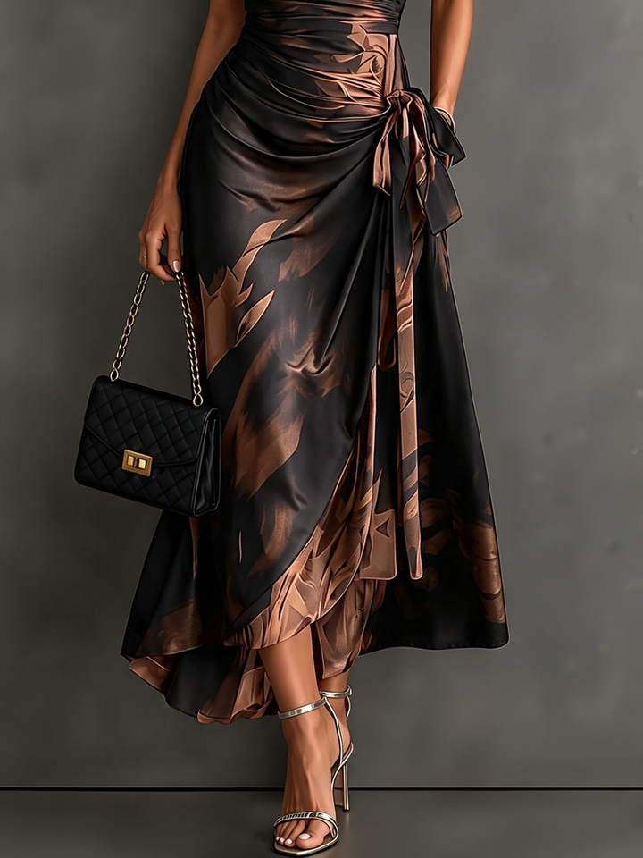 Kaia - Soft-Touch Wrap Shirt Dress