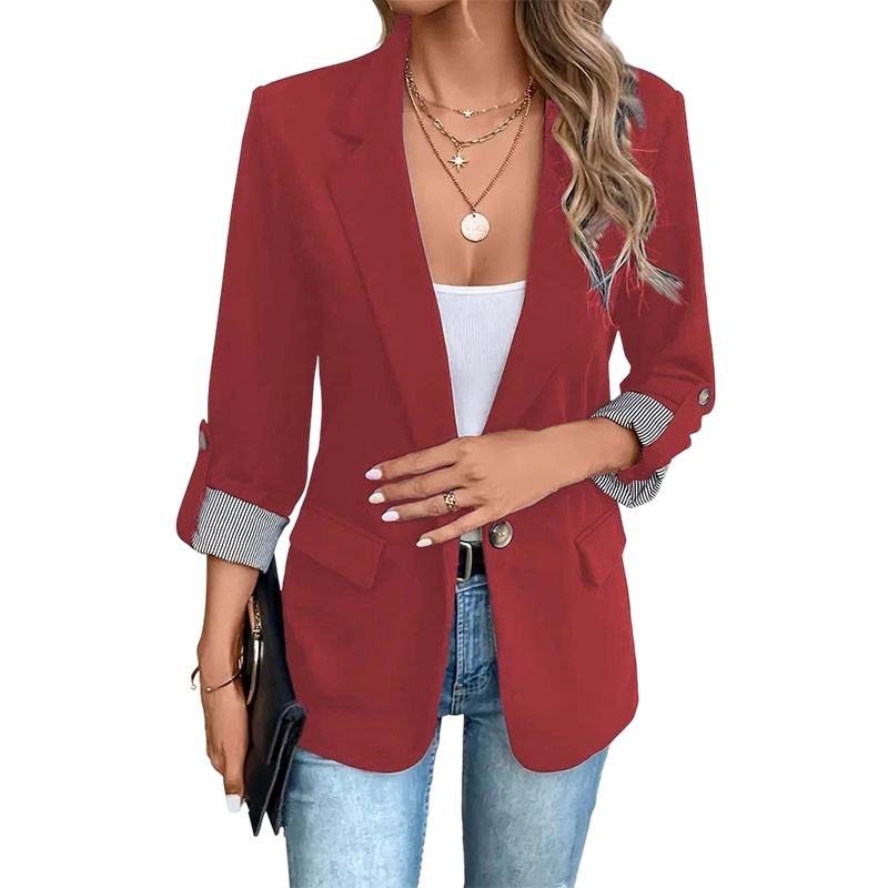 Neravelle - Tailored Roll Sleeve Blazer