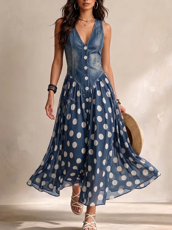 Orianelle - Elevated Polka Dot Dress