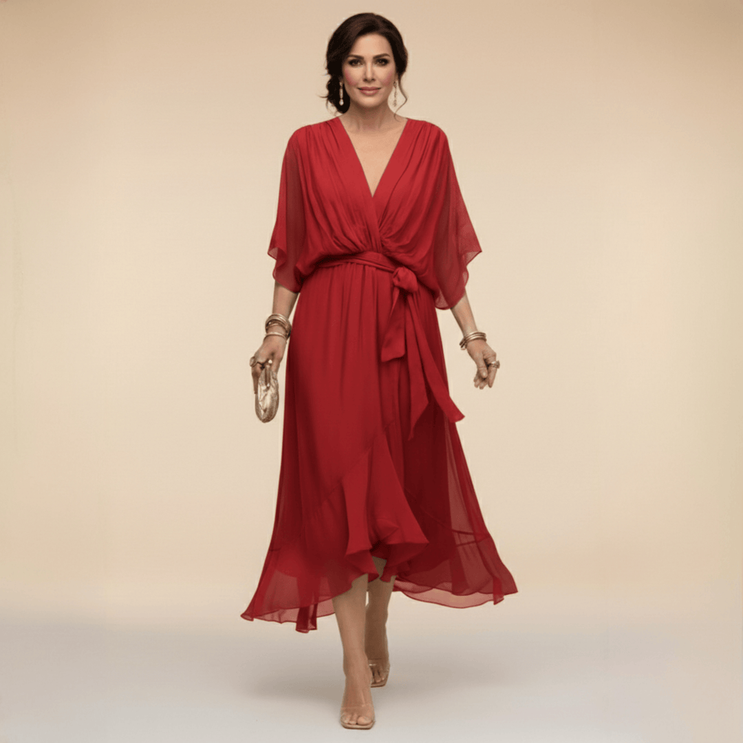 Mirabelle - Airy V-Neck Dress