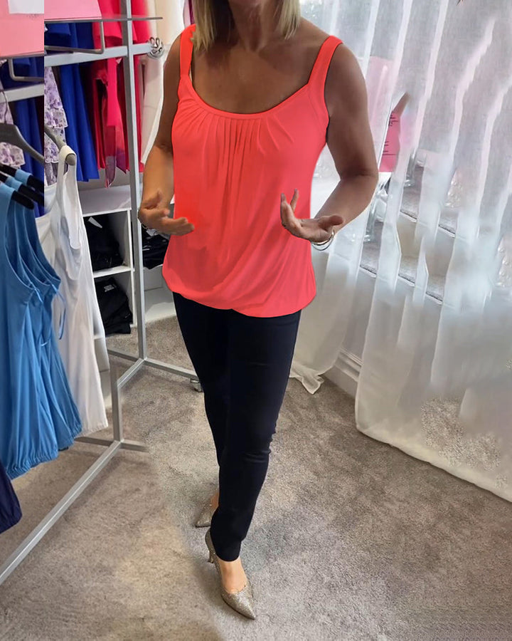 Corina - Soft-Touch U-Neck Tank Top