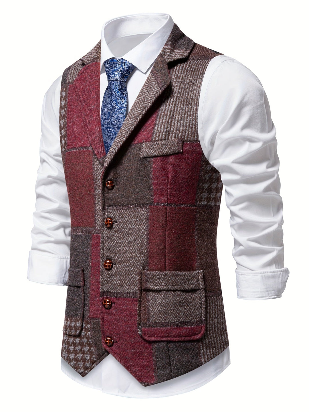 Ellis - Herringbone Waistcoat
