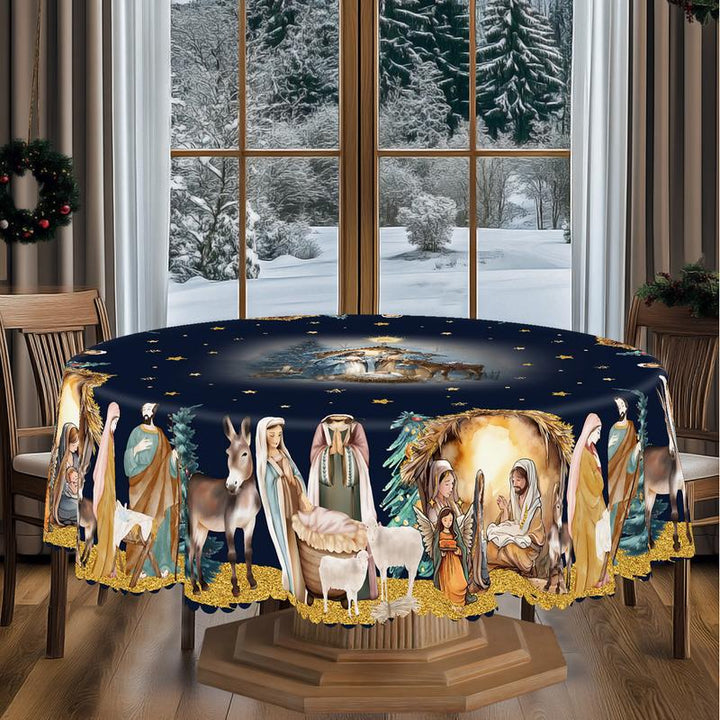 Isanisse - Christmas Decorative Tablecloth