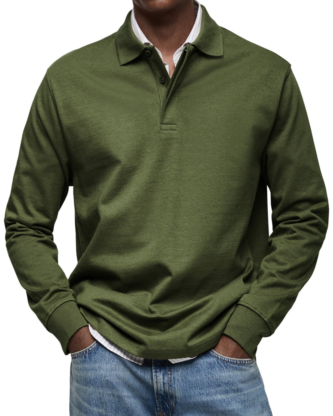 Ethan - Soft-Touch Long-Sleeve Polo