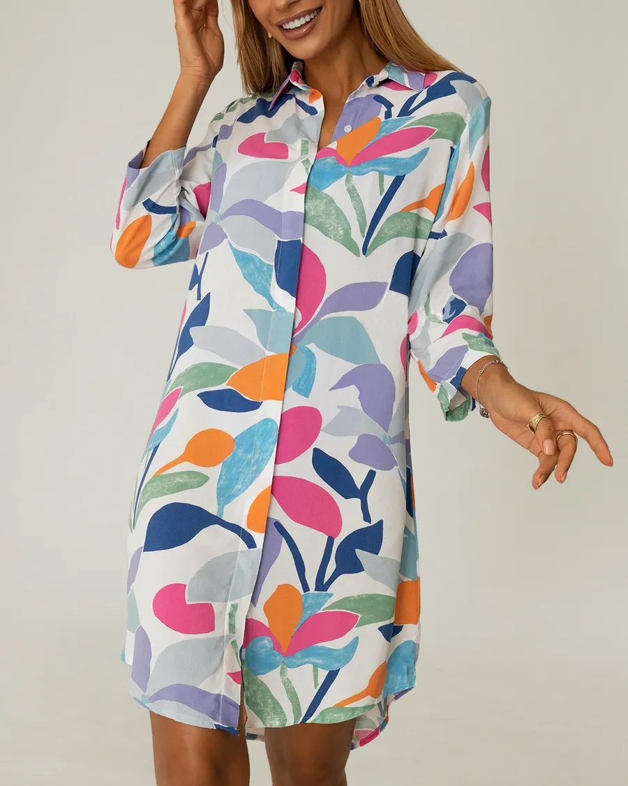 Daniela - Long Shirt Swim Cover-Up