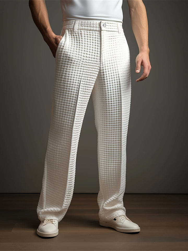 Dartmoor - Textured Straight-Leg Trousers