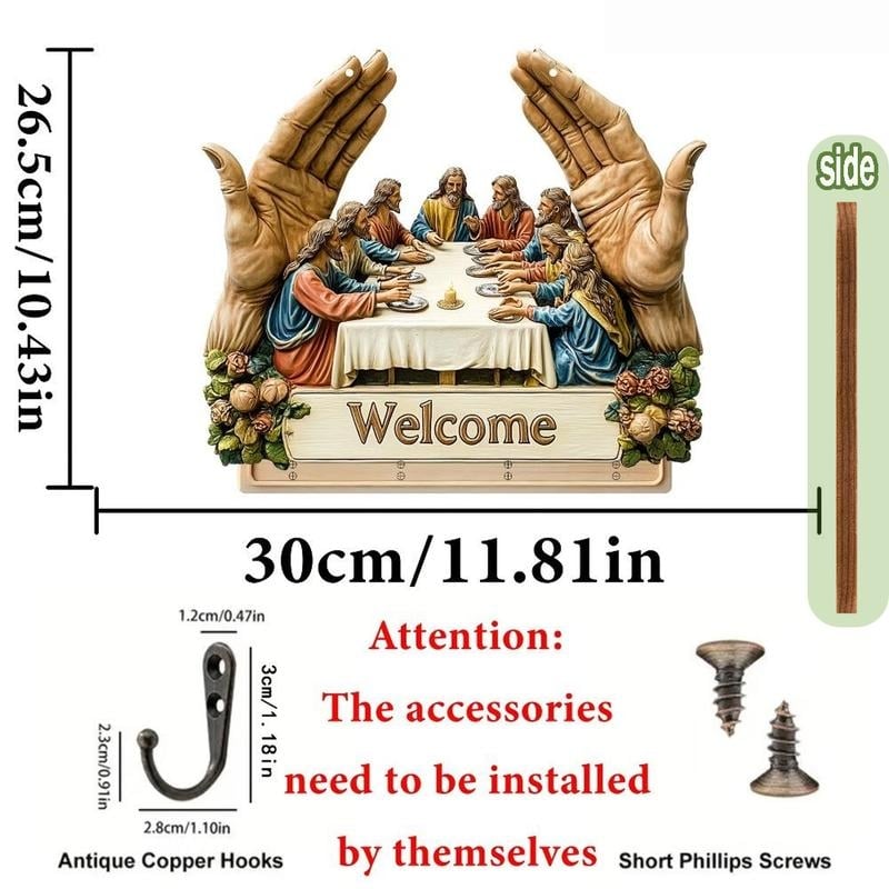 Sacred Welcome Key Holder