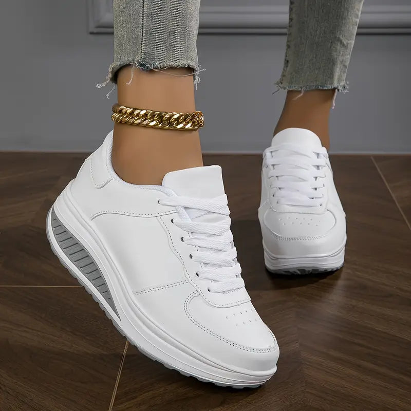 Sable - Lace Up Platform Sneakers Casual Fit