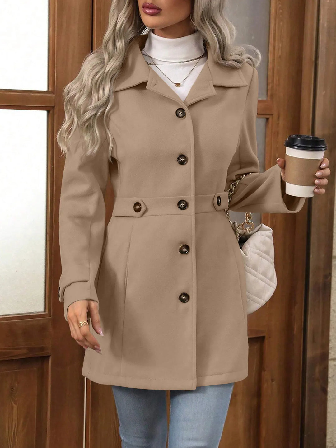 Bellona - Tailored Belted City Coat