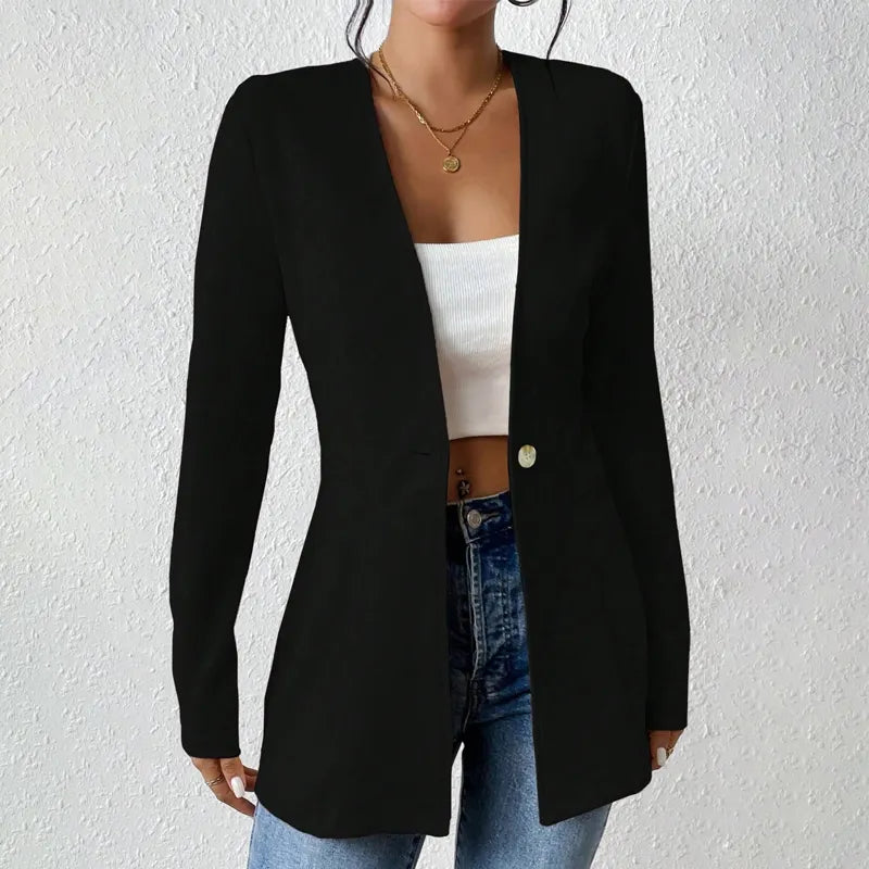 Alivienne - Tailored Single Button Blazer