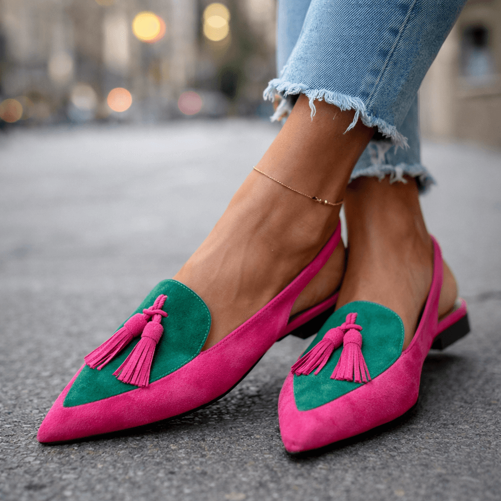 Delisia - Artisanal Tassel-Strap Sandals