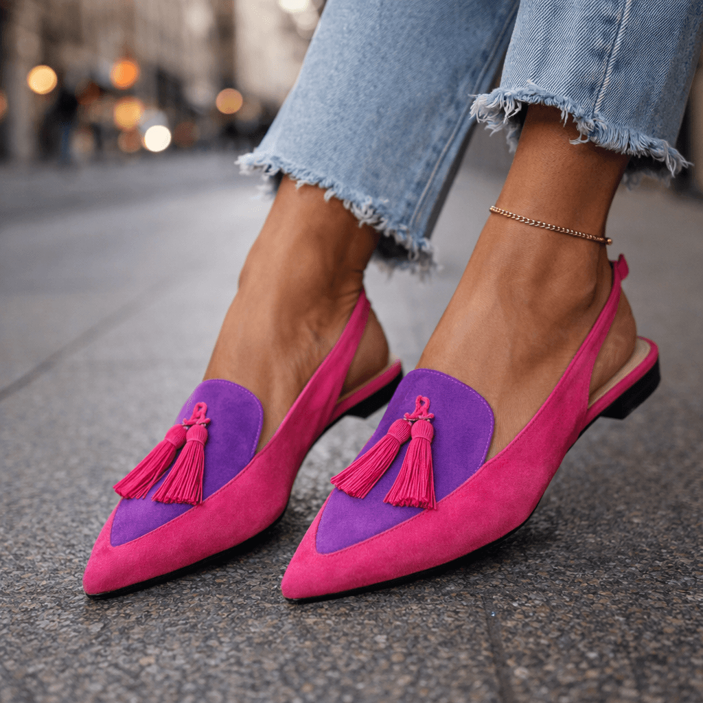 Delisia - Artisanal Tassel-Strap Sandals