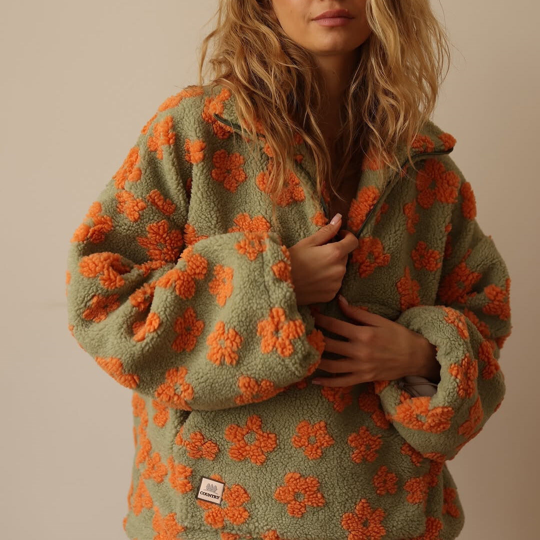 Ivelia - Soft-Touch Oversized Pullover