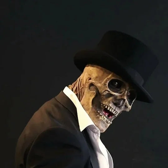 Exposed Brain Skeleton Mask