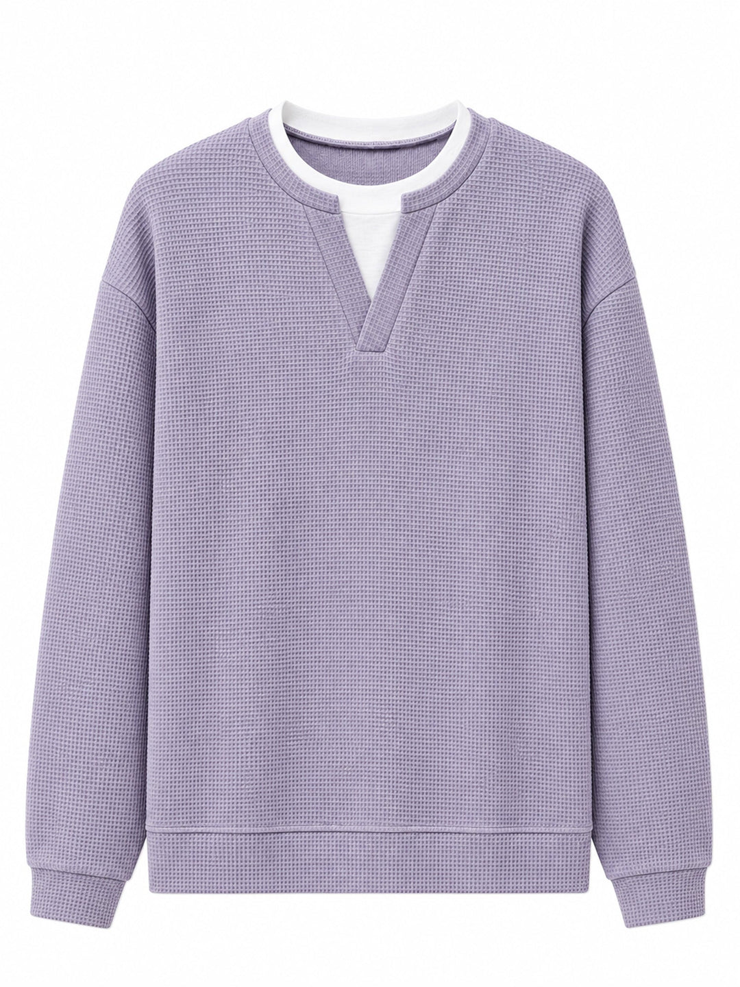 Oswald - Textured Waffle Long Sleeve Tee