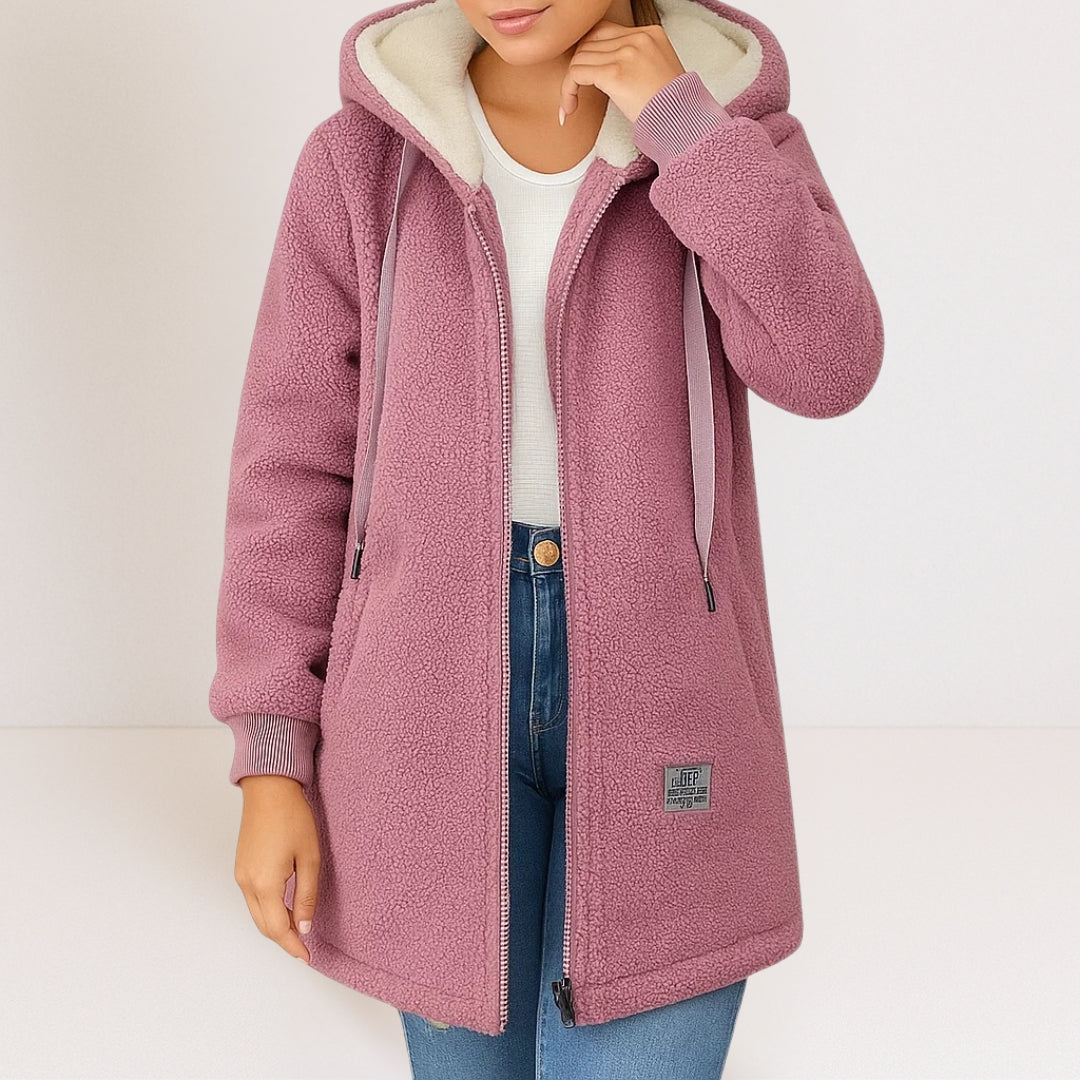 Rosie - Soft-Touch Hooded Jacket