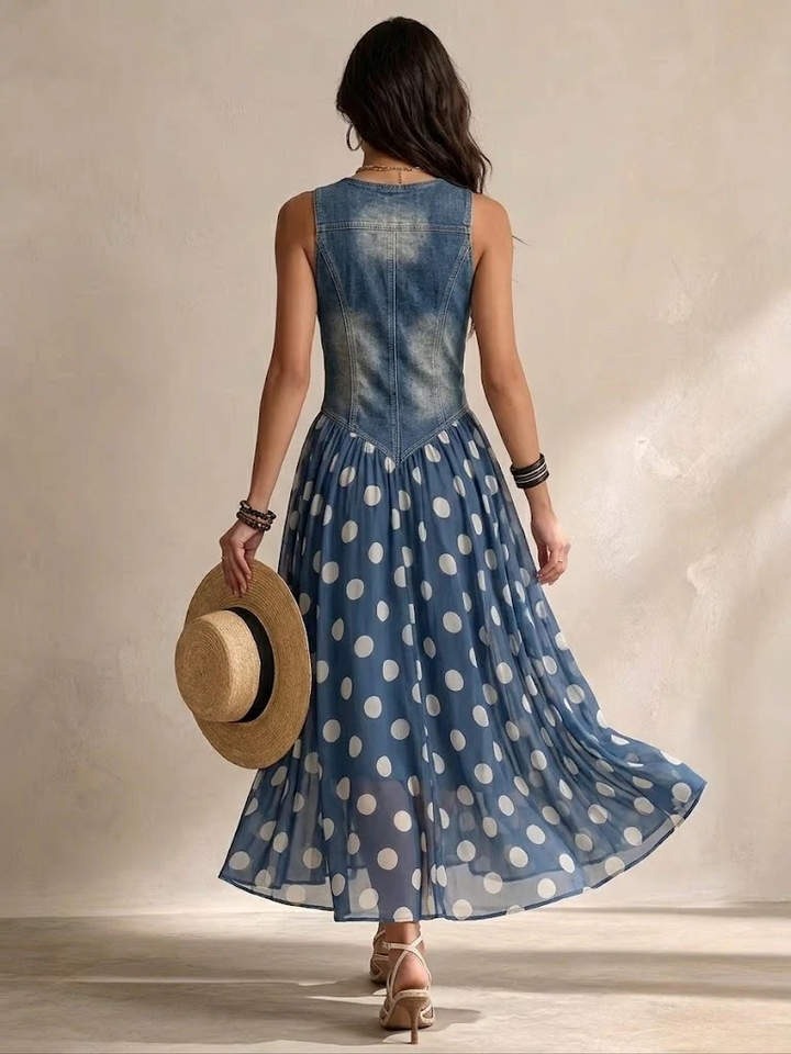 Orianelle - Elevated Polka Dot Dress