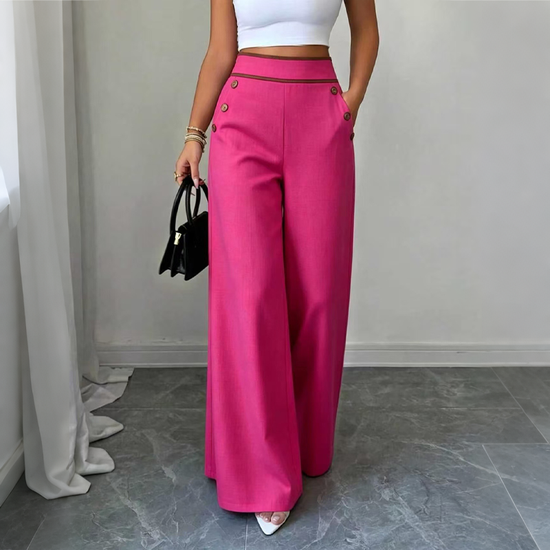 Oriessa - High Waist Sailor Trousers