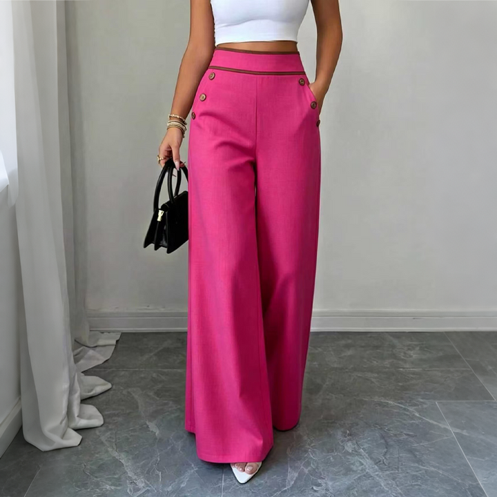 Oriessa - High Waist Sailor Trousers