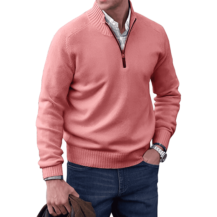 Saven - Soft-Touch Half-Zip Sweater