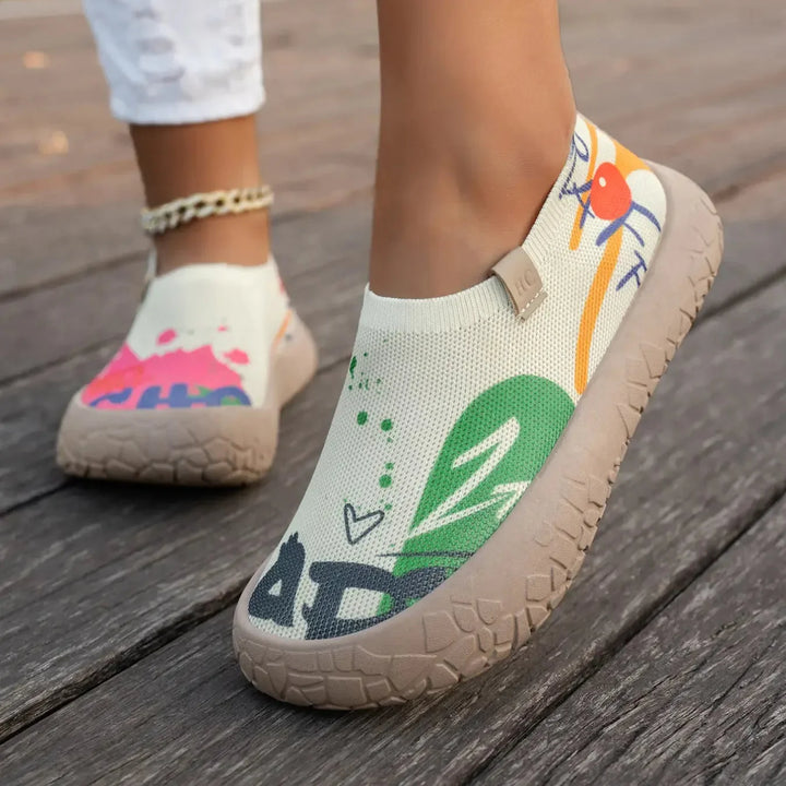 Allegra - Cushioned Slip-On Sneakers