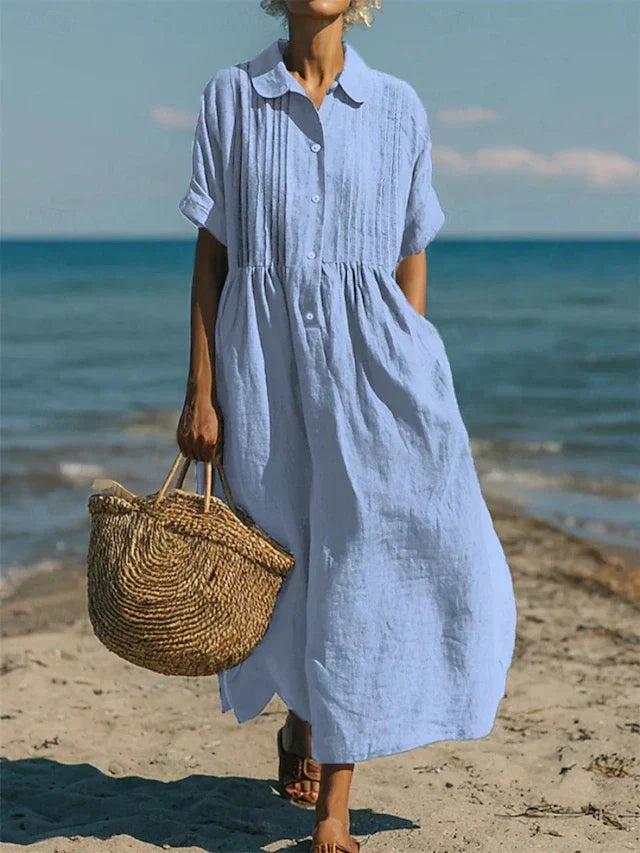 Florinelle - Button Shirt Maxi Dress