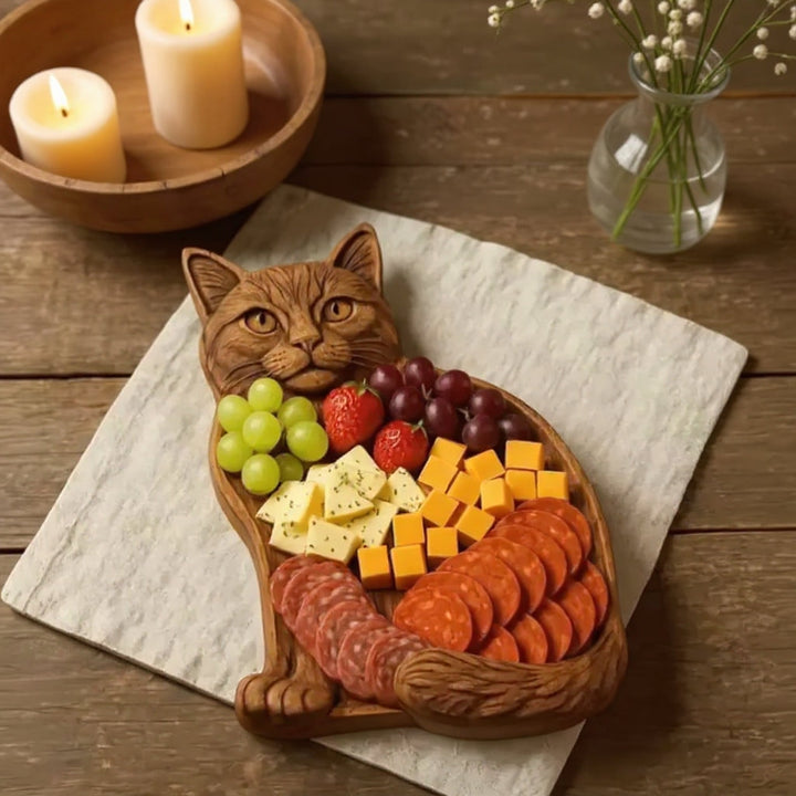 Wynonna - Cat Silhouette Snack Board