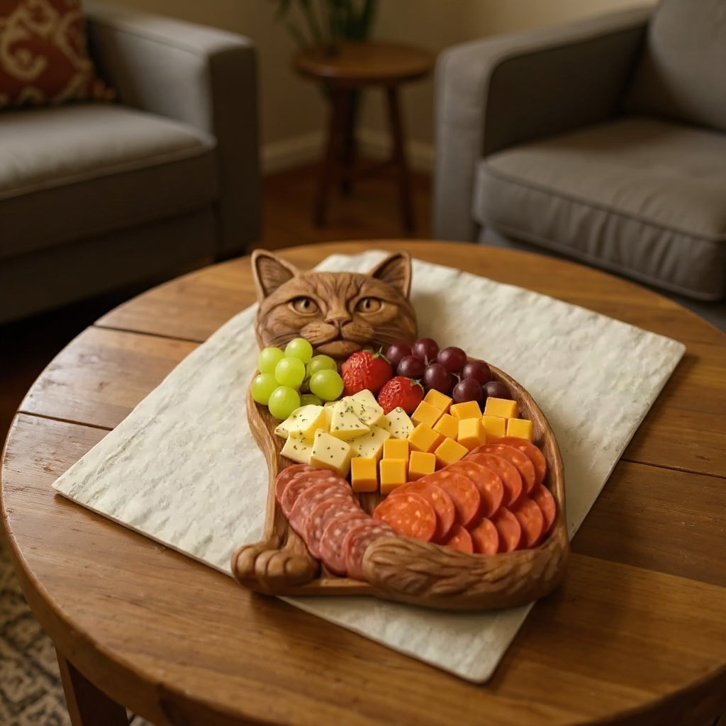 Wynonna - Cat Silhouette Snack Board