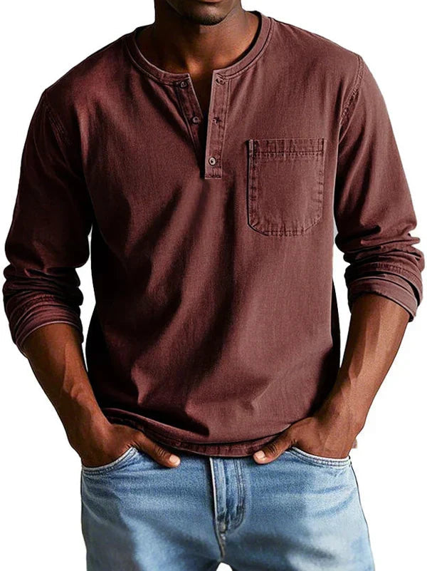 Emmett - Soft-Touch Henley Shirt