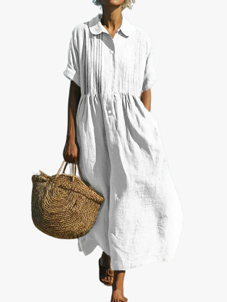 Galilea - Breezy Button-Front Dress