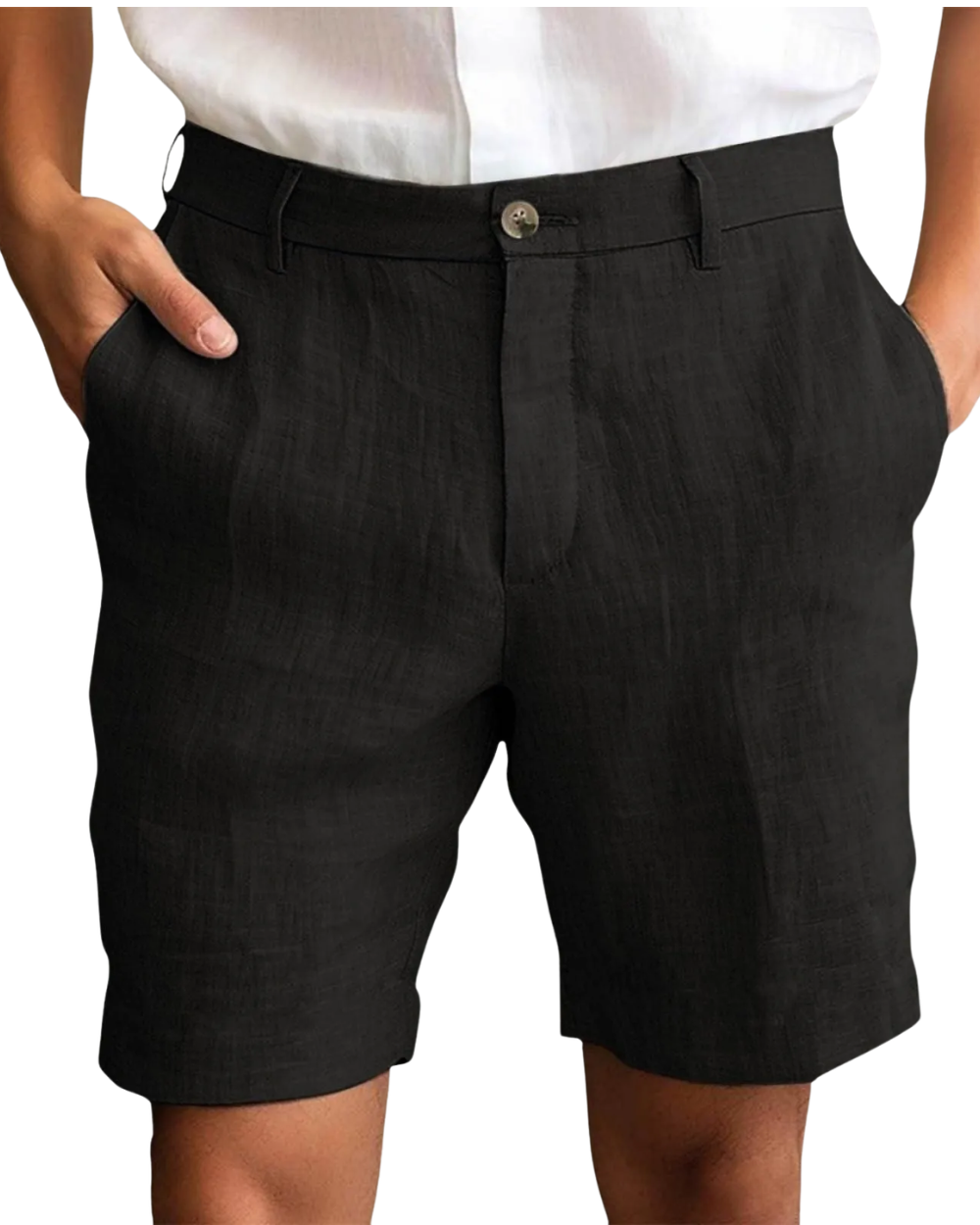 Nestor - Tailored Linen Shorts
