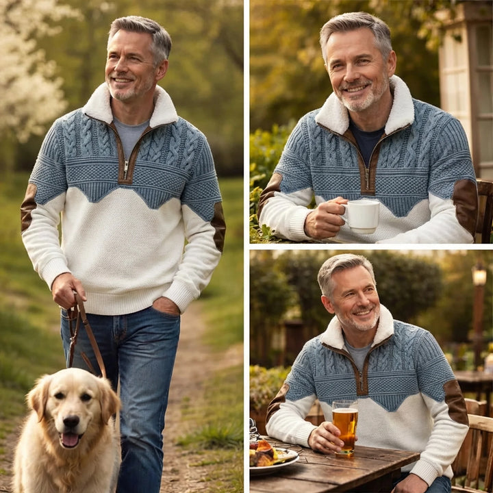 Havros - The Cotswold Cable Half-Zip