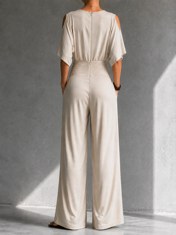 Odelisse - Soft-Touch Wrap Jumpsuit