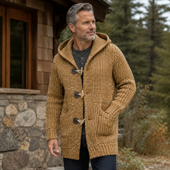 Raevan - Soft-Touch Hooded Cardigan