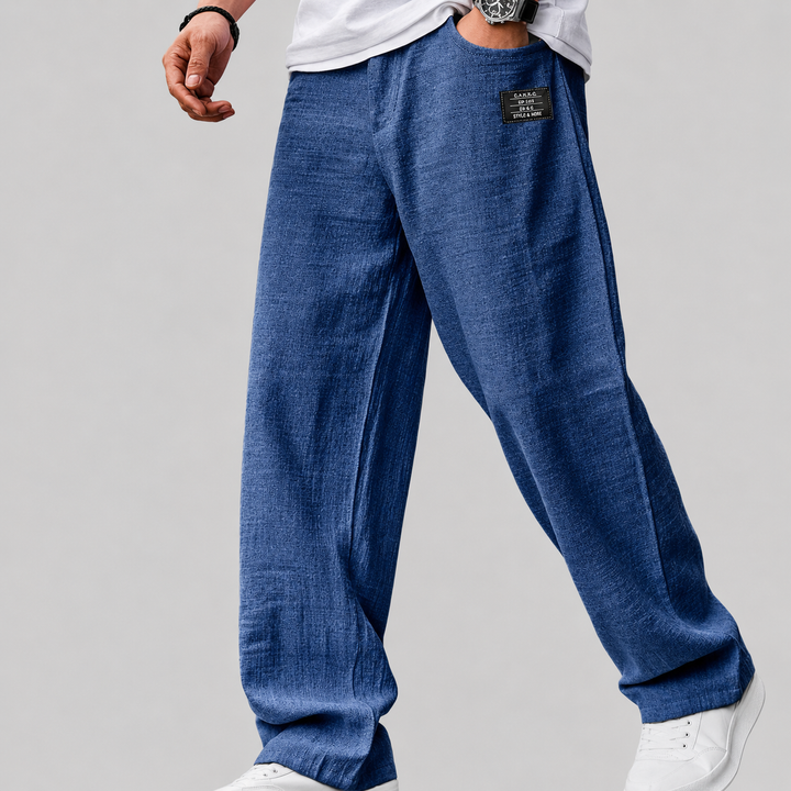 Ashwin - Relaxed-Fit Linen Trousers