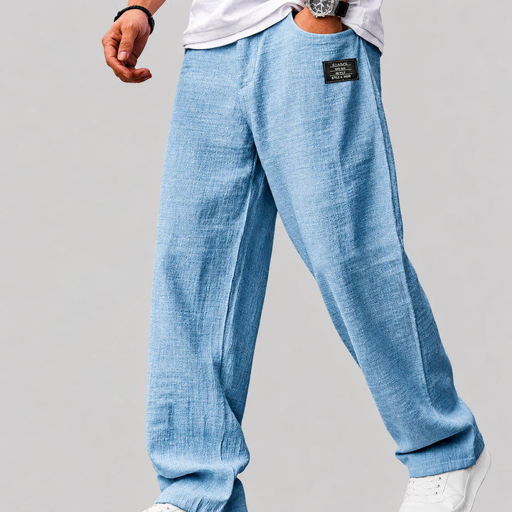Ashwin - Relaxed-Fit Linen Trousers